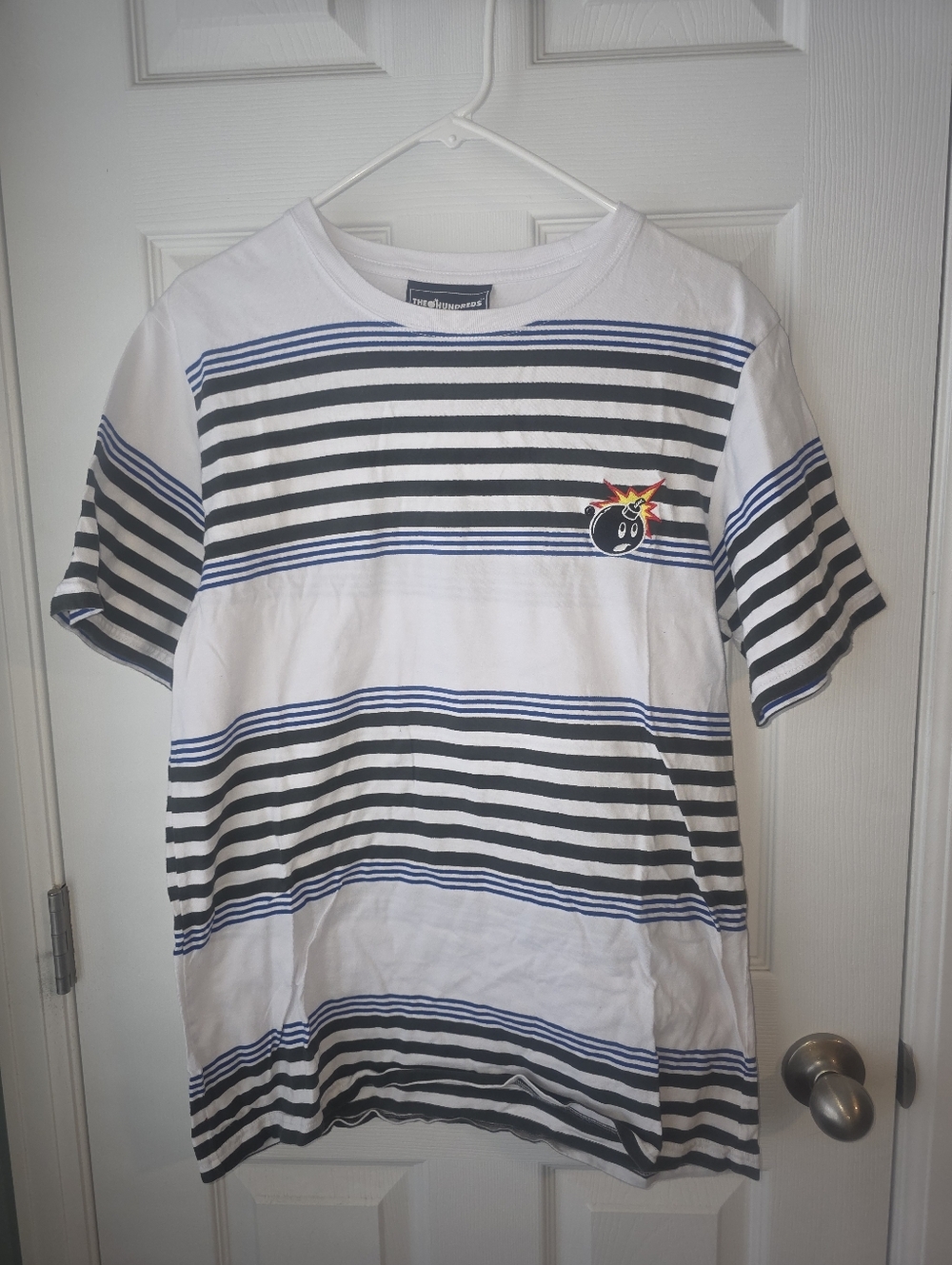 The Hundreds Striped Short Sleeve Crew Neck T-shirt SZXL